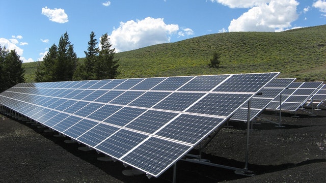solar panel array power sun electricity 159397